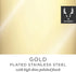 Viski Japanese Style Double Jigger for Cocktails, Bar Kit Essential, 1oz and 2oz with Interior Measurements, Gold...