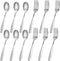 HANSGO 12PCS Children Safe Forks and Spoons, Silverware for Kids Cutlery Set Toddler Utensils Stainless Steel Tableware with Bunny and Puppy Motif...