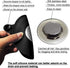 2PCS Bathtub Stopper Hair Catcher Kit, Bathtub Drain Strainer, Tub Stopper Plug Cover, Sink Filter, Silicone Drain Stopper for Bathroom, Laundry (...