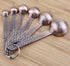 Smithcraft Measuring Spoons Set, Copper Measuring Spoons Set, Stainless Steel Measuring Spoons, Copper Plated Measuring Spoons, 6 Measurer Spoons ...