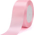 1-1/2 inch Light Pink Solid Satin Ribbon 25 Yards 100% Polyester Fabric Soft and Durable for Wedding Invitations, Bridal Bouquets, Sewing, Party D...