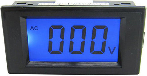 Blue LCD Digital Volt Panel Meter Voltmeter AC 0-200V 4 Wire...