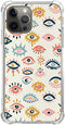 Mystic Evil Eyes Case Compatible with iPhone 15 Pro, Aesthetic Hippie Colorful Eyes Case for iPhone 15 Pro for Teens Women Men, Trendy Cool TPU Ca...