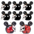 fozi cozi, 8 Pack Mickey Themed Mouse Party Favors for Kids 4-8 - Mouse Birthday Party Supplies, Candy Box Bags, Ice Cream Containers Bowls, Black...