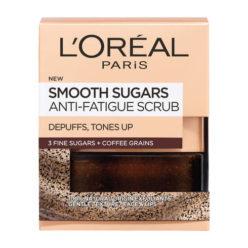 L'oreal Paris Skin Care Pure Sugar Face Scrub With Kona Coffee To Instantly Resurface & Energize for Soft Glowing Skin, 1.7 Ounce...