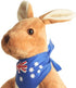 BOHS Kangaroo Stuffed Animal Toy with Joey in Pouch and Australia Scarf - Soft and Cuddly Plush Toy for Kids - 11.8 Inches...