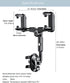 360°Rotatable and Retractable Car Phone Holder, Multifunctional Adjustable Mount, Universal Rearview Mirror Phone Holder for All Mobile Phones (Fo...