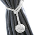 Melaluxe 2 Pack Curtain Tiebacks - Heavy Duty Curtain Rope Tieback, Handmade Rural Decorative Curtain Holdbacks (White)...