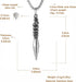 HZMAN Gothic Jewelry Men's Stainless Steel Animal Snake Pendant Chain Necklace...
