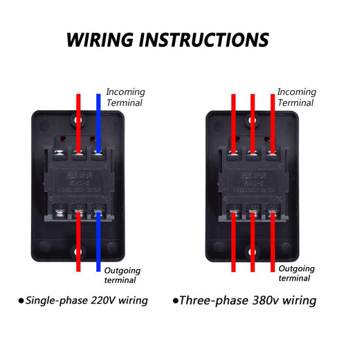 mxuteuk Waterproof Push Button Switch Motor On Off Switch Start Stop Switch Self Lock Mechanical Equipment Control Station 10A AC 220V/380V KAO-10...