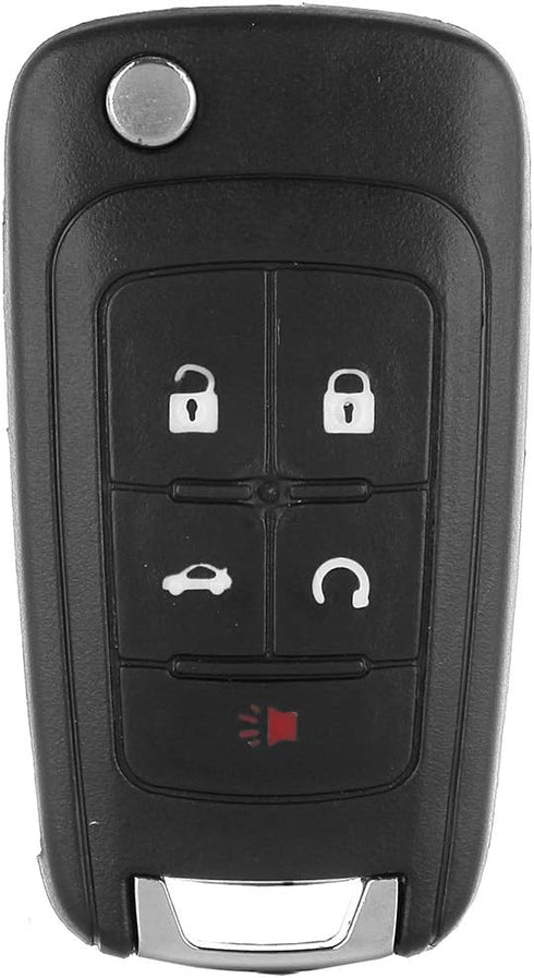 SCITOO 1X Key Fob Case 10-17 for Buick Allure Encore Lacrosse Regal Verano for Chevy Camaro Cruze Equinox Impala Malibu Sonic for GMC Terrain Keyl...