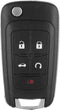 SCITOO 1X Key Fob Case 10-17 for Buick Allure Encore Lacrosse Regal Verano for Chevy Camaro Cruze Equinox Impala Malibu Sonic for GMC Terrain Keyl...