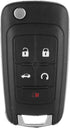 SCITOO 1X Key Fob Case 10-17 for Buick Allure Encore Lacrosse Regal Verano for Chevy Camaro Cruze Equinox Impala Malibu Sonic for GMC Terrain Keyl...