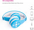 Kids Wireless Headphones, 15 Hours Play v5.0, Bluetooth Kids Headphones 93db Volume Limited Foldable with Built-in Mic for Cell Phones TV Tablet S...