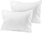 Travel Pillowcase 12x16 500 Thread Count Egyptian Cotton Set of 2 Toddler Pillowcase Zipper Closer 100% Egyptian Cotton (Toddler Travel 12x16 Zipp...