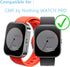 Screen Protector Compatible for CMF by Nothing Watch Pro (6 Pack) Smartwatch Full Coverage Clear TPU Soft Film...