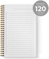 Making Things Happen Spiral Notebook / 5.5" x 8.5" Journal / 120 Checklist Pages/Durable Gloss Laminated Softcover/Gold Wire-o Spiral Binding/Made...