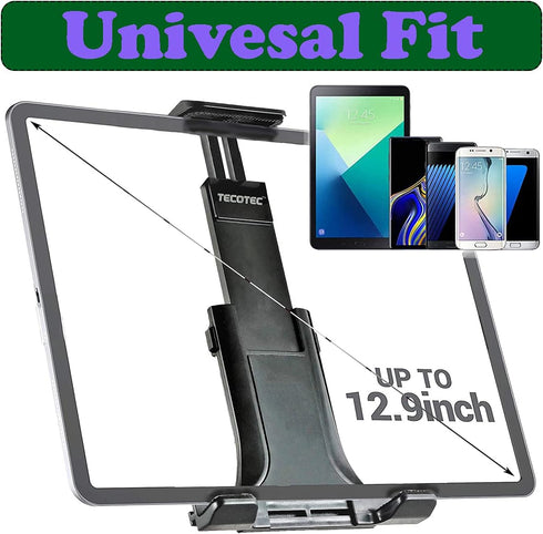 Universal 2 in 1 Car Cup Holder Tablet Mount, Upgraded 9" Long Neck Cup Holder iPad Holder for All Cellphones/Z Fold 3/2/Rugged Phones/Tablets up ...
