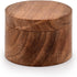 Acacia Wood Salt or Spice Box with Swivel Cover Wooden Spice Herb Storage, close at hand on your countertop....