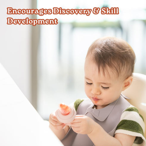 Haakaa Freeze-N-Feed Mini Combo – Baby Feeder – Silicone Nibble Tray – Breastmilk Popsicle Mold - Ideal for Self-Feeding & Teething Relief – 100% ...