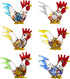 Crystalsuncatcher Handmade Mini Cock Art Glass Blown Animal Figurine(Cock)...