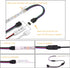 BULIK 4 Pin LED connectors for Strip Lights 8MM L and T Shape Connectors,LED Strip Jumper Connectors for Controller...
