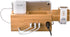 Charging Station for Apple Watches, iPhones, Air Pod Apple Watch Charger Stand Air Pods Charging Dock Bamboo Wood Charging Station with 3 USB Powe...