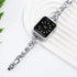 Dainty Heart Bands for Apple Watch 38mm 40mm 41mm 42mm, Bling Metal Strap for Women, Elegant Dressy Bracelet for iWatch Series 10/9/8/7/6/5/4/3/2/...