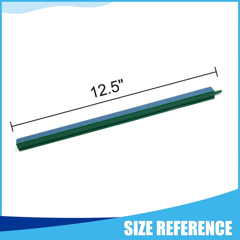 Aquarium Air Stone Bar, Air Stone Bubble Release Oxygen Diffuser Bar for Aquarium Fish Tank, 12.5inch (Green 2pcs)...