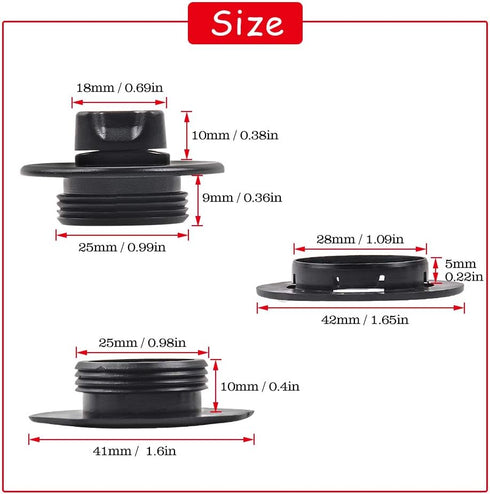 OTUAYAUTO 8PCS Car Floor Mat Clips - for Double Layer Mat - Universal Automotive Carpet Clips Holder Clamps...