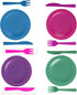play kitchen accessories- toddler pots and pans set (27 Pcs) -Colourful play kitchen dishes?Tableware kids play kitchen accessories-Toy Pots and P...