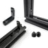 20pcs Black 2020 Series L-Shape Interior Inside Corner Connector Joint Bracket with Screws + 1pcs Wrench for Slot 6mm 20S Aluminum Rail Accessorie...