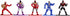 Jada Toys Power Rangers 1.65" Die-cast Metal Collectible Figures 20-Pack, Toys for Kids and Adults, Silver...