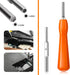 Gamebit Security Screwdriver, Double-ended 3.8mm 4.5mm Gamebit Screwdriver Bit Set Compatible with NES,SNES,N64,GameBoy,Game Cartridges Orange...