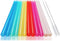 12 Pcs Eco Friendly Silicone Straws with 2 cleaning Brushes,Reusable Silicone Drinking Straws,for 20oz Tumblers,Yeti, Ozark, (Pure Multicolor, 7.8...