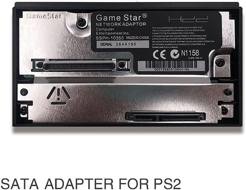 Network Adapter, Interface HDD Hard Disk Adapter for Sony PS2 Playstation 2 (SATA)...