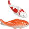 2Pack Ceramic Floating Fish, Aquarium Goldfish Koi Fish Floatable Fish, Realistic Fish, Fish Tank Decor, for Garden, Pond...