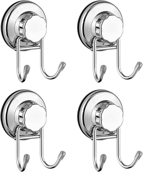 SANNO Suction Cups replacement for shower caddy sope dish double hooks- Set of 4 Suction Cups...