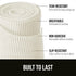 GORILLA GRIP powerGRIP Drawer Shelf and Cabinet Liner, Thick Strong Hold, Non-Adhesive Liners Protect Kitchen Cabinets and Cupboard, Bathroom Draw...