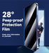 MAGIC JOHN 2 Pack for iPhone 12/12 Pro 6.1 inch Privacy Glass Screen Protector, Auto Dust-Elimination Installation, Bubble Free, Easy Installation...