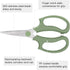 Flower Scissors, Strong Floral Shears, Premium Steel Pointed Garden Pruning Shears Floral Fruits Leaf Scissors Hand Pruner Snip Trimming Tool for ...