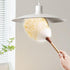 Lambswool Duster 15.9 Inch Handheld Wooden Wool Duster for Cleaning Window Blinds Computer Furniture (2PCS)...
