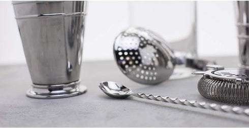 Crafthouse by Fortessa Professional Metal Barware/Bar Tools by Charles Joly, 12.5" Stainless Steel Twisted Bar Spoon...