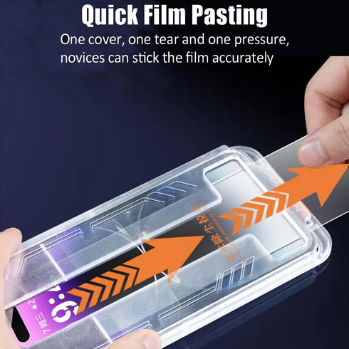 2 PackS for Samsung Galaxy S24 Ultra (6.8') Anti fingerprint Screen Protector film,Durable Double Shatterproof HD Tempered Glass Film,with Easy In...