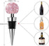 Soleebee Bling Decorative Wine Stoppers,Wine Bottle Stopper with Crystal Rhinestone, Beverage Bottle Stoppers for Gifts, Bar, Holiday Party, Weddi...