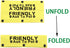 JXGZSO Not Friendly Ask to Pet Dog Lead Give Me Space Dog Leash Wrap Rescue Dog Lead Cover (FRIENDLY A to P DLS)...