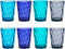 US Acrylic Optix Plastic Reusable Drinking Glasses (Set of 8) 14oz Rocks Cups in Coastal Colors | BPA-Free Tumblers, Made in USA | Top-Rack Dishwa...