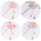 Retro Chinese hairpin The Chinese ancient headdress hairpin hairpin is simple. The flower hairpin is designed for female girls' long hair with bea...