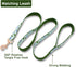 Dog Collar and Leash Set, Classic Dog Collar Soft Comfortable Adjustable Collars for Dogs...