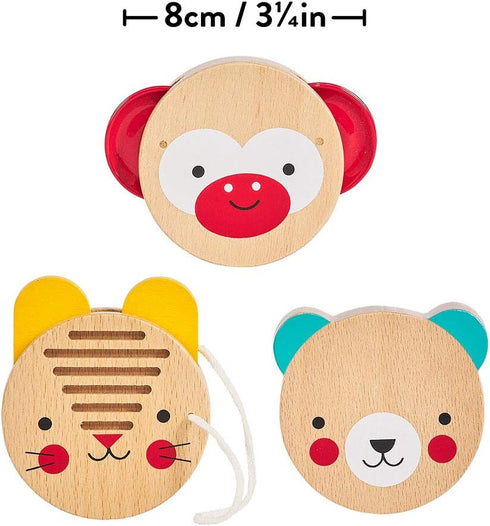Petit Collage Animal Friends Wooden Percussion Instruments...